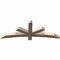 Ekena Millwork Alberta Smooth Timber Gable Bracket, Douglas Fir, 60"W x 22"H x 3 1/2"D x 3 1/2"F, 9/12 Pitch GBW060X22X0404ALB00SDF - alternate 4